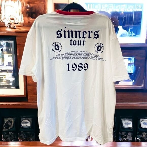 Fashion Nova Mens Sinners Tour shirt size M - Picture 3 of 5